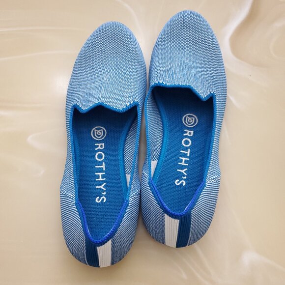 Rothy’s The Loafer Indigo Cloud Women’s Size 7 - Picture 4 of 11